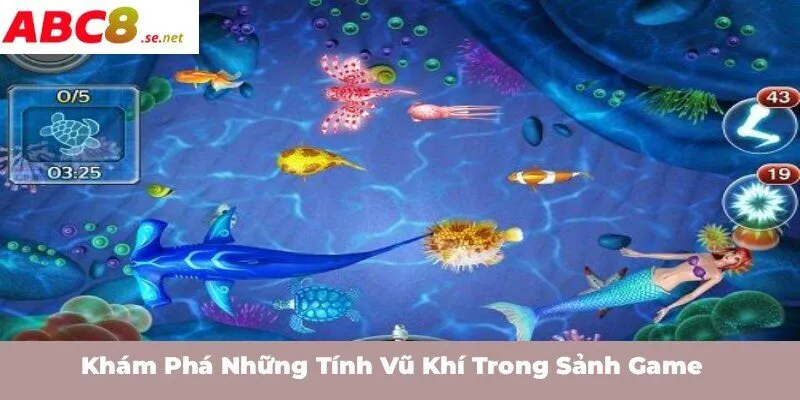 Khám phá những tính vũ khí trong sảnh game